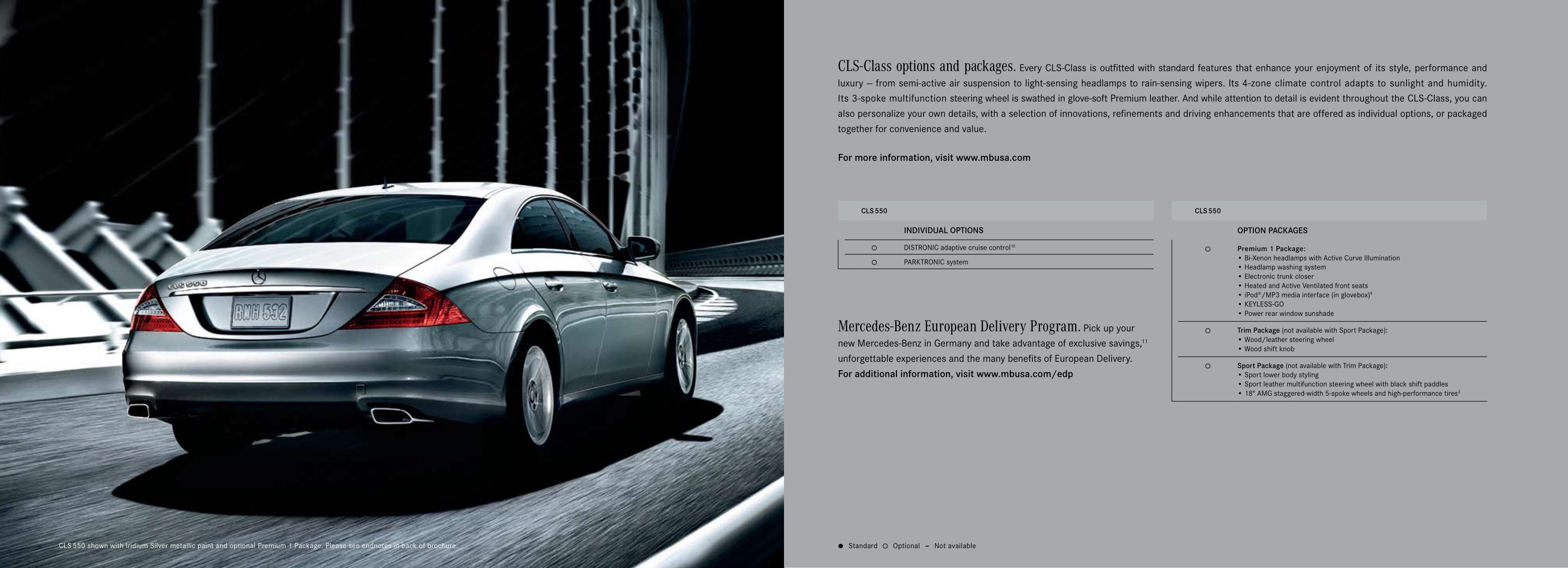 2010 Mercedes-Benz CLS-Class Brochure Page 6